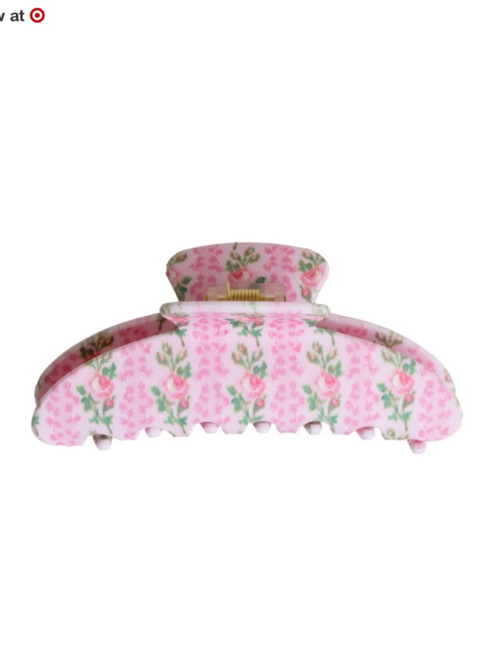 LoveShackFancy x Target - Goody Blooming Heirloom Large Claw Clip 1CT Strawberry